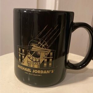 Michael Jordan’s Restaurant Mug -Black & Gold - Vintage